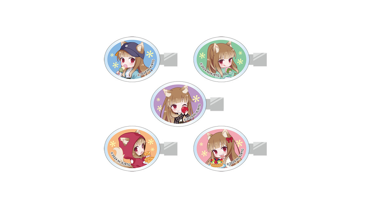 アクリル前髪クリップ
