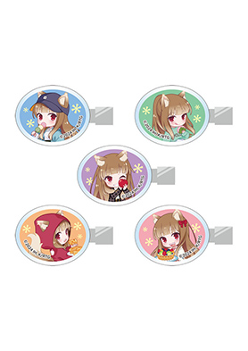 アクリル前髪クリップ