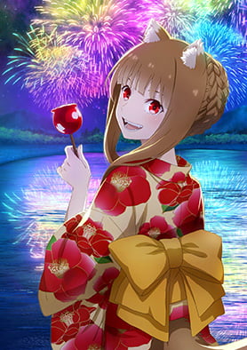 ホロと巡る四季の物語：「夏祭り」ビジュアルカレンダー